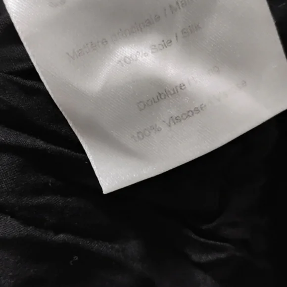 Sezane Womens Cassandra Ruffle Silk Dress Sz 38 - Picture 4 of 4